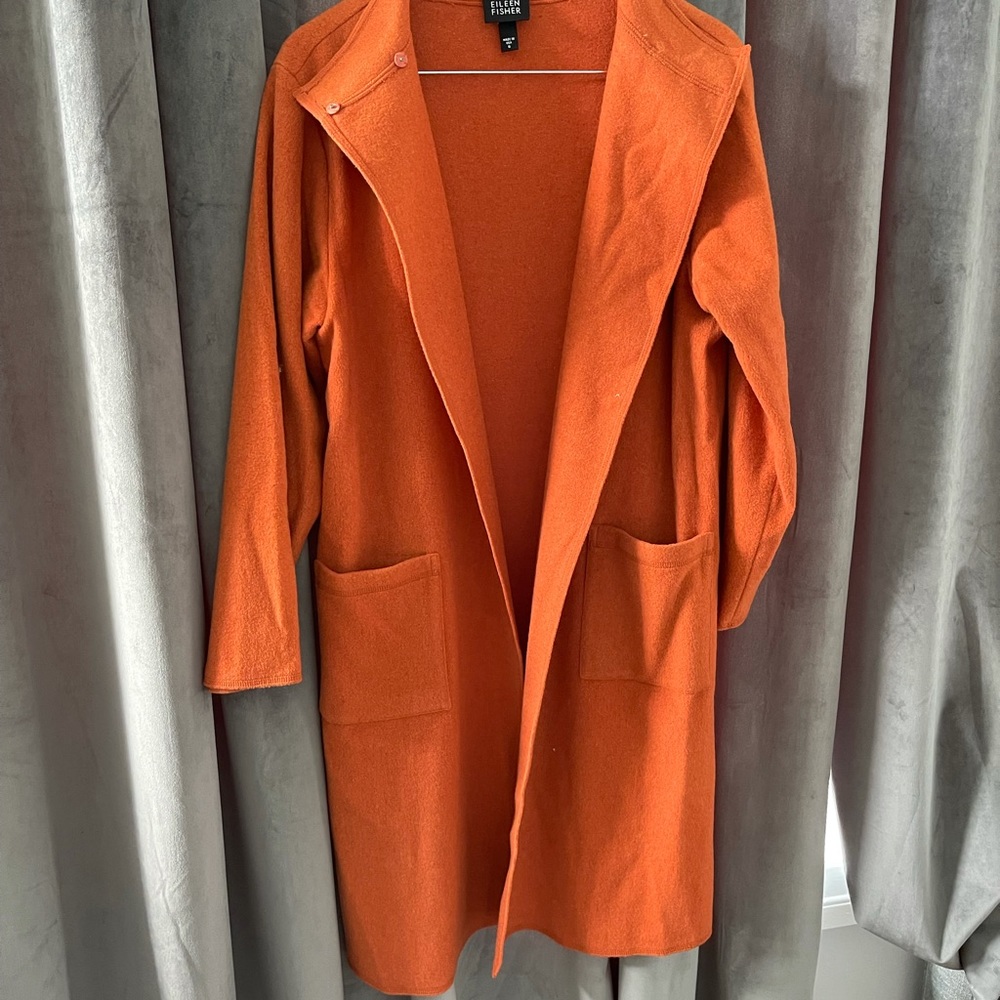 EILEEN FISHER wool coat